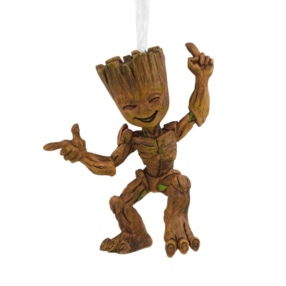 Hallmark Marvel Groot 3 inch Christmas Tree Decorative Ornament New